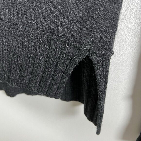 Club Monaco Cowl Neck 100% Cashmere Sweater Women’s Size XS Quiet Luxury Gray - Picture 6 of 7